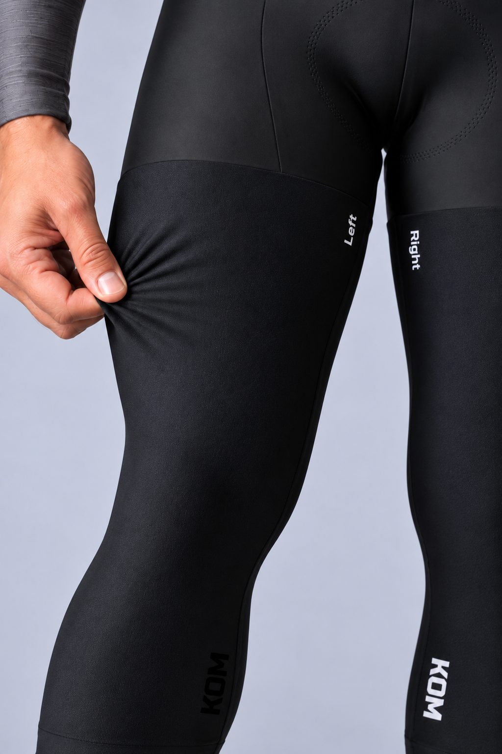 Perneras Deportivas 3/4 de Tela Licrada para Ciclismo y Running