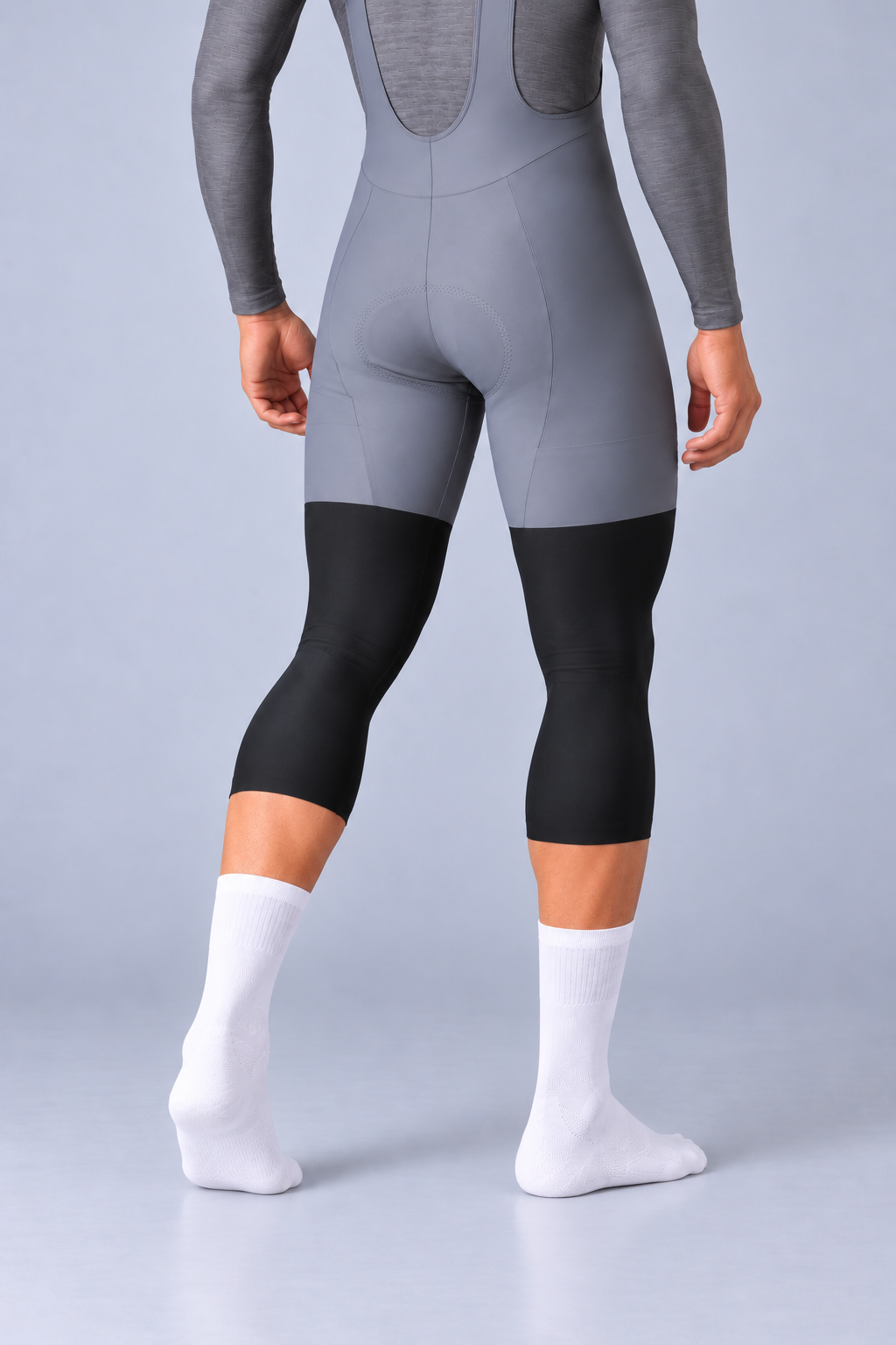 Perneras Deportivas 3/4 de Tela Licrada para Ciclismo y Running