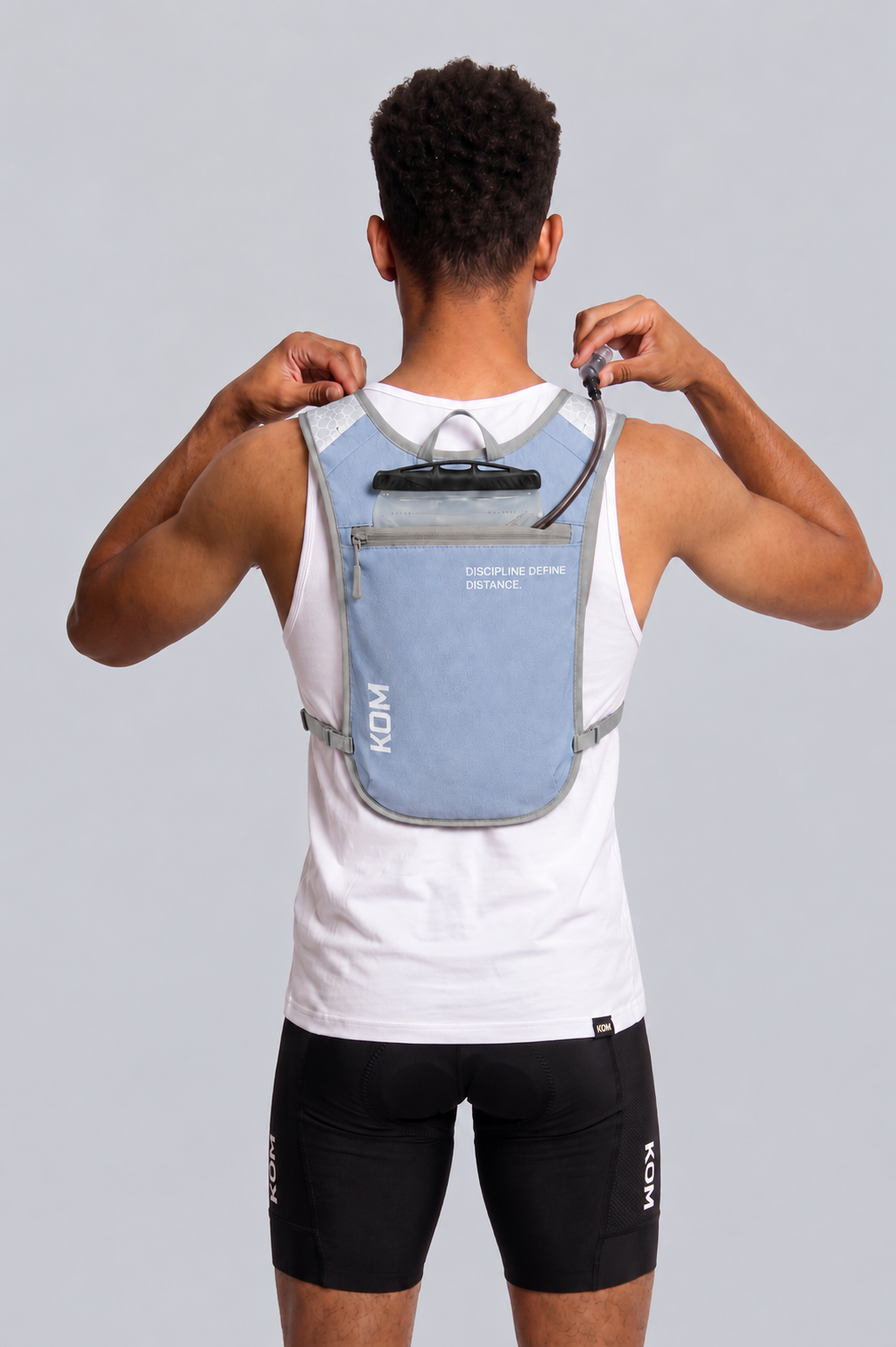 Combo trail: Chaleco de hidratación 2.0 + bolsa de hidratación 1.0 L