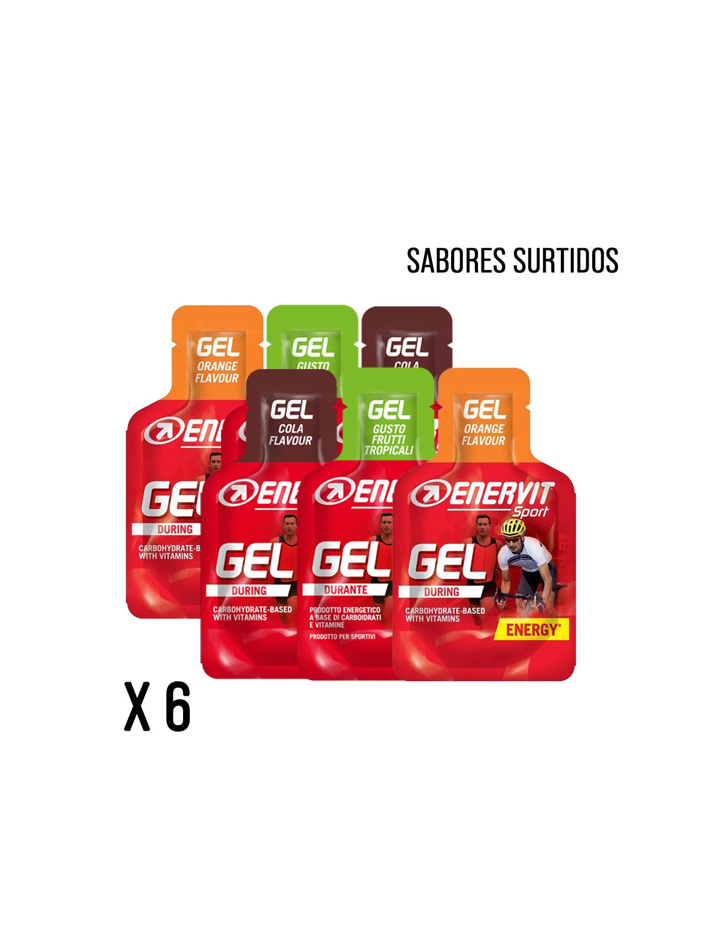 Gel ENERVIT 25 ml X6