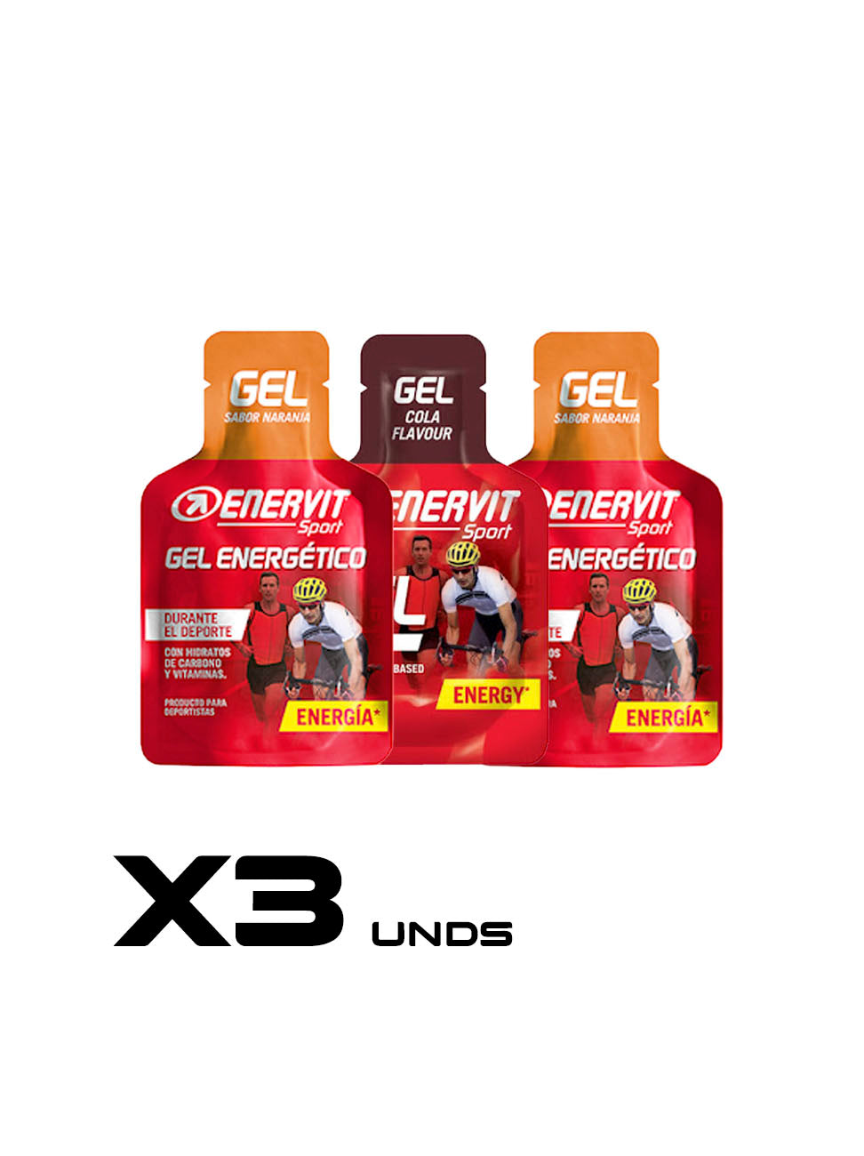 Gel ENERVIT 25 ml X3