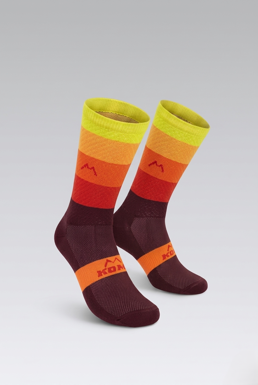 Medias Color Rush | Tejido Fantasy PRO, ciclismo y running