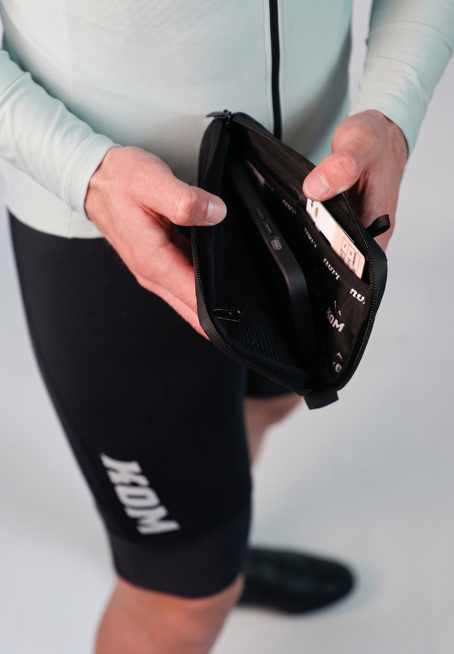 Billetera ciclismo, running de lona semi impermeable