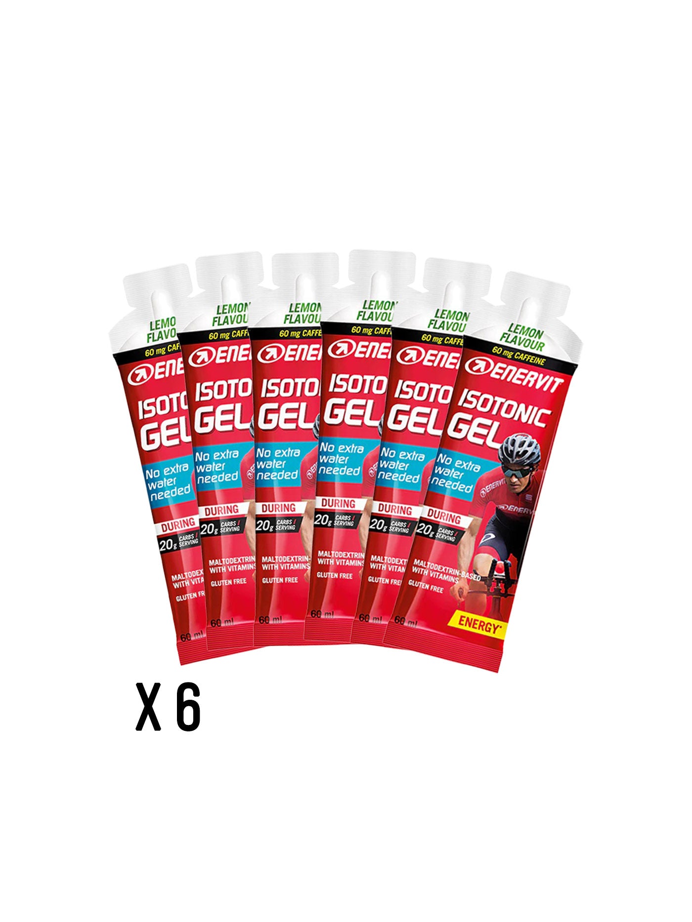 ISOTONIC GEL ENERVIT 60ML X 6