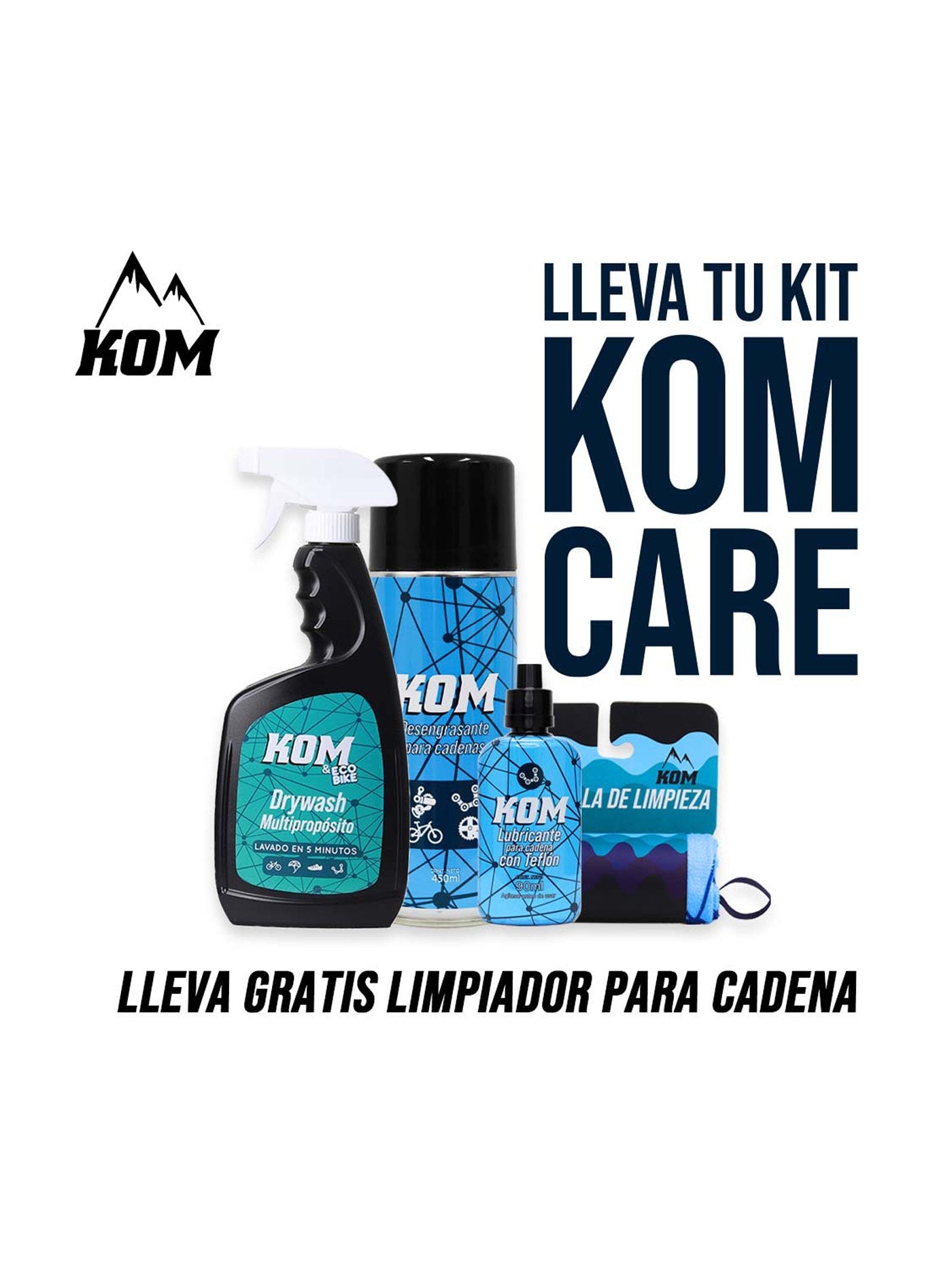 Kit de limpieza ciclismo ruta, mtb, motos