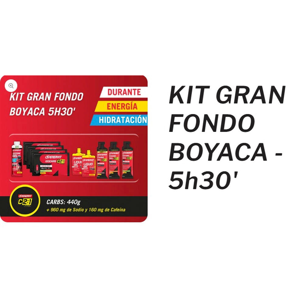 Kit Enervit carrera 5 horas y media