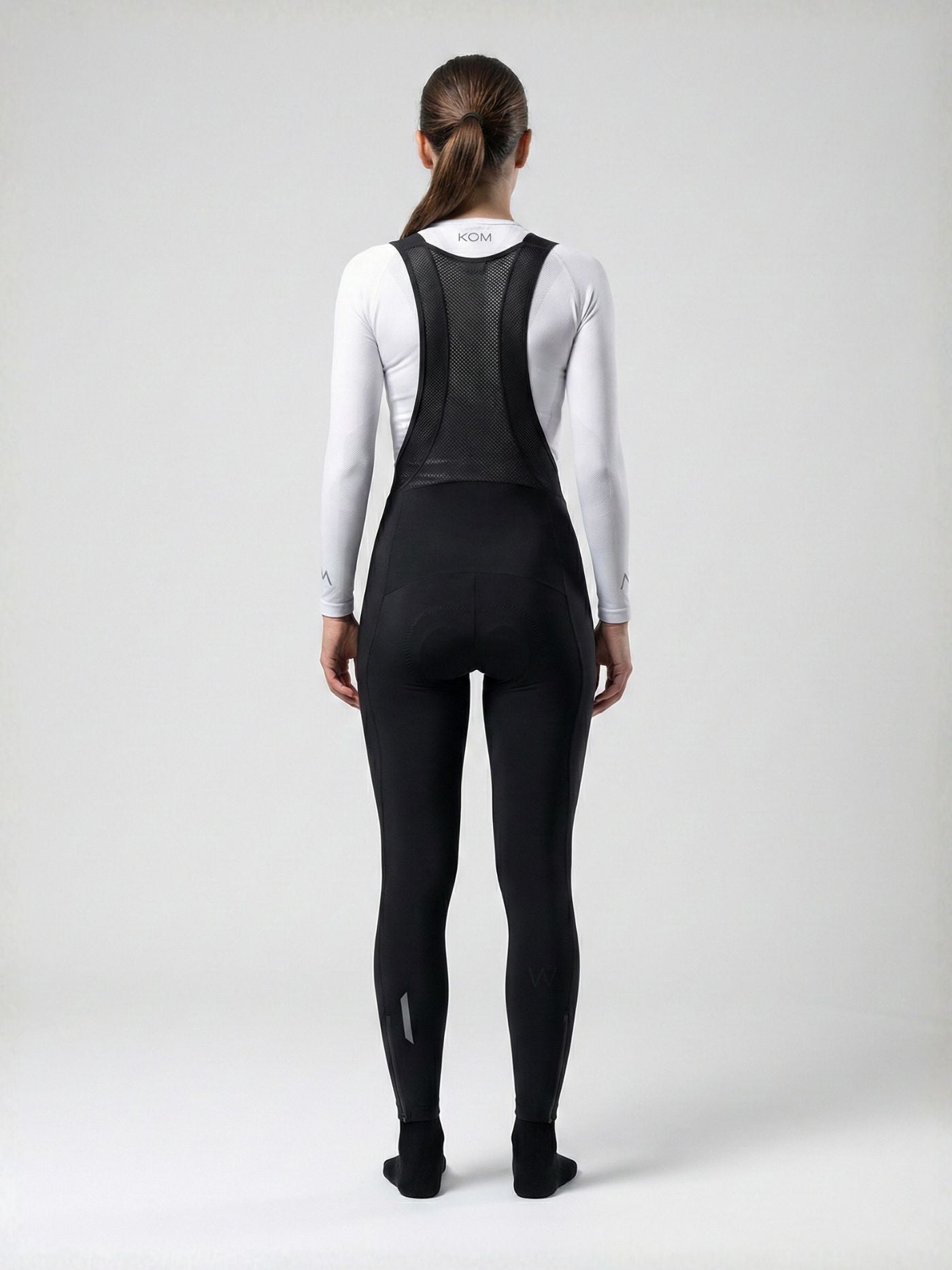 Lycra badana de ciclismo Pantalón térmica Mujer