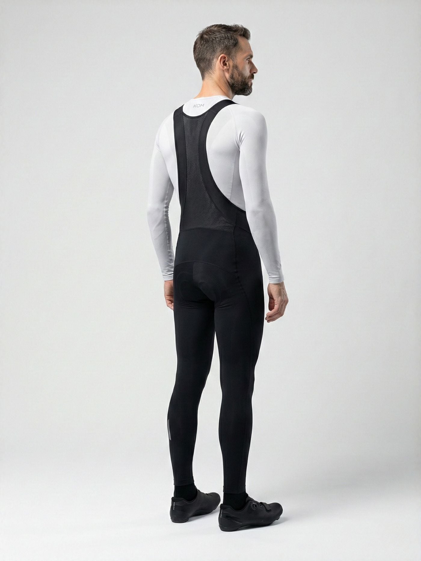 Lycra badana de ciclismo Pantalón térmica hombre