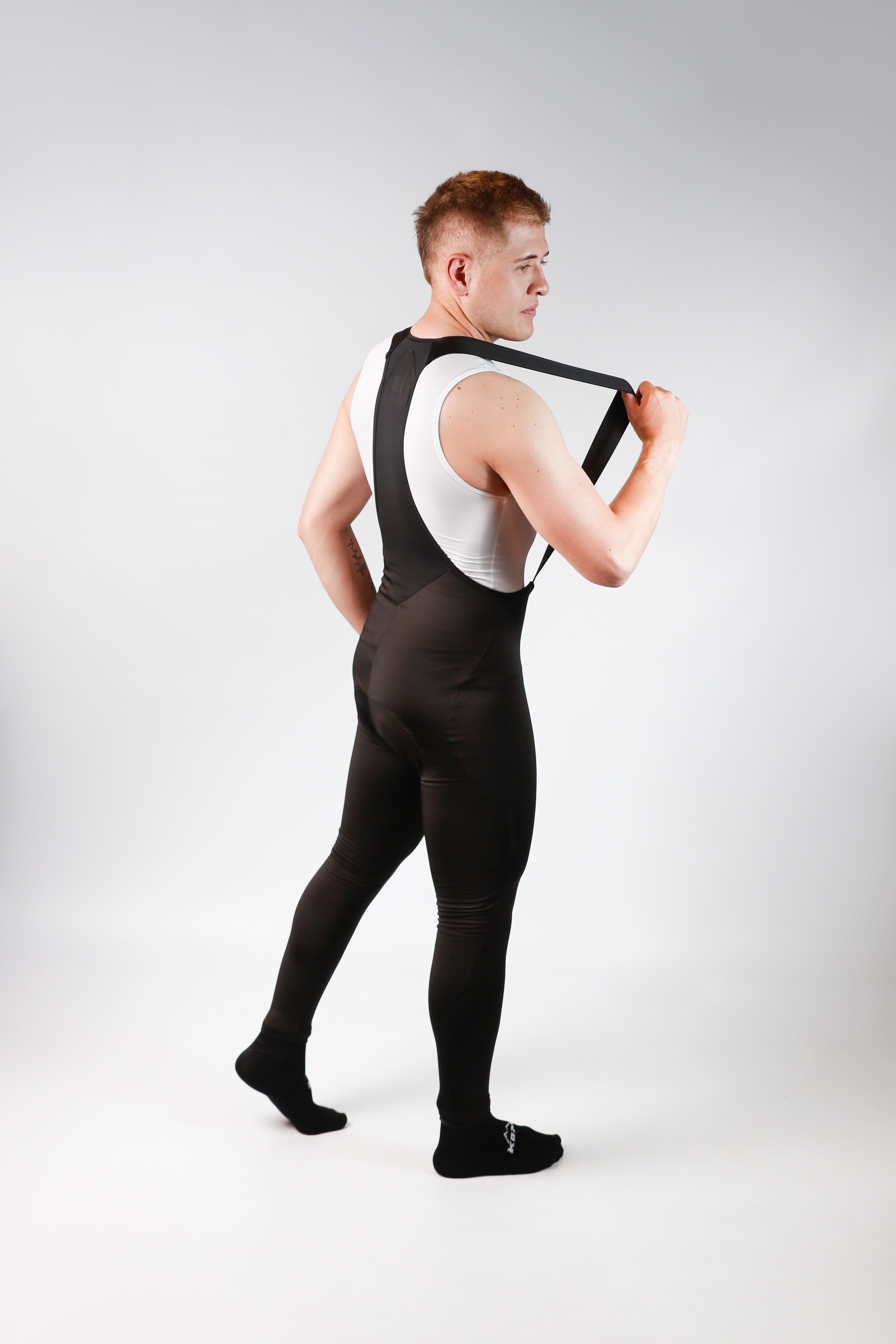 Lycra badana de ciclismo Pantalón térmica hombre