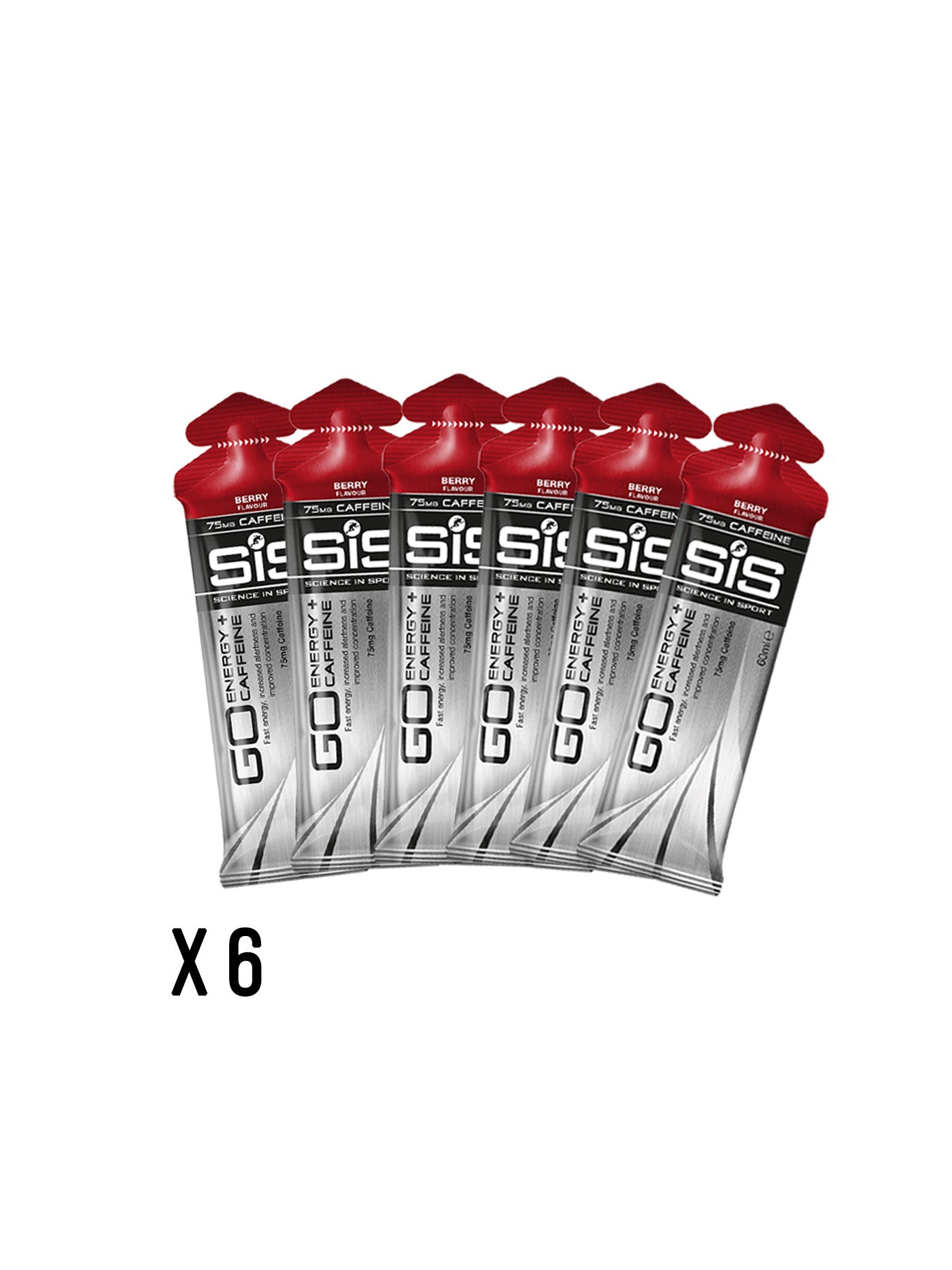 SIS ENERGY CAFFEINE 75MG X6