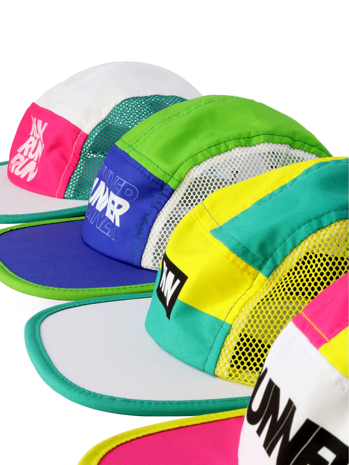 Gorra 5 paneles ventilada running