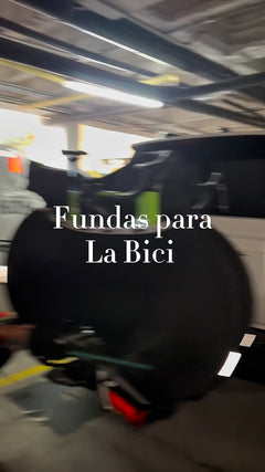 Así viajamos con la bici protegida